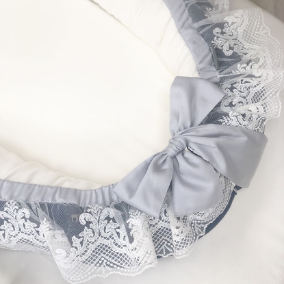 Protecție somn – Baby Nest Fancy în nuanța albastru regal